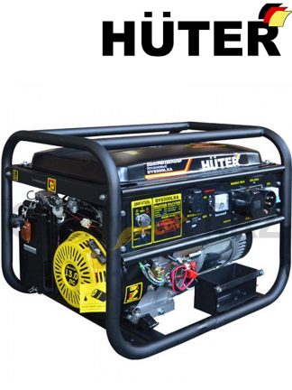 Электрогенератор HUTER DY6500LXA / АВР / электростартер / бензин / газ / 5 кВт